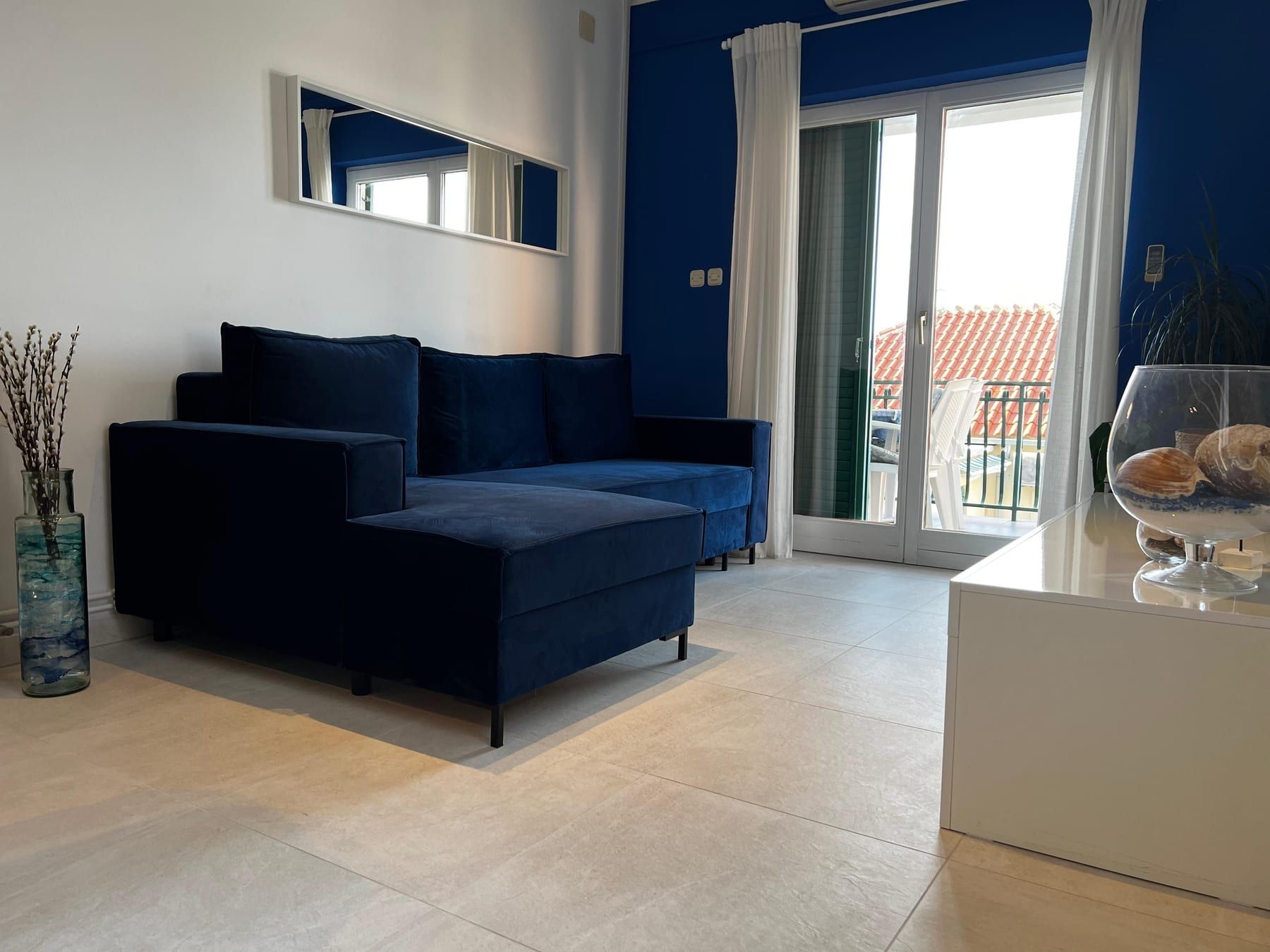 Plavi dvosobni apartman, 47 + 8 m2 - Dnevni prostor, House Klarin